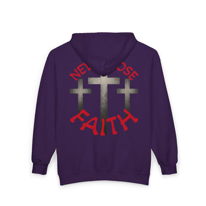 Jt Apparel Made To Stand Out/Never Lose Faith Design Zip Up