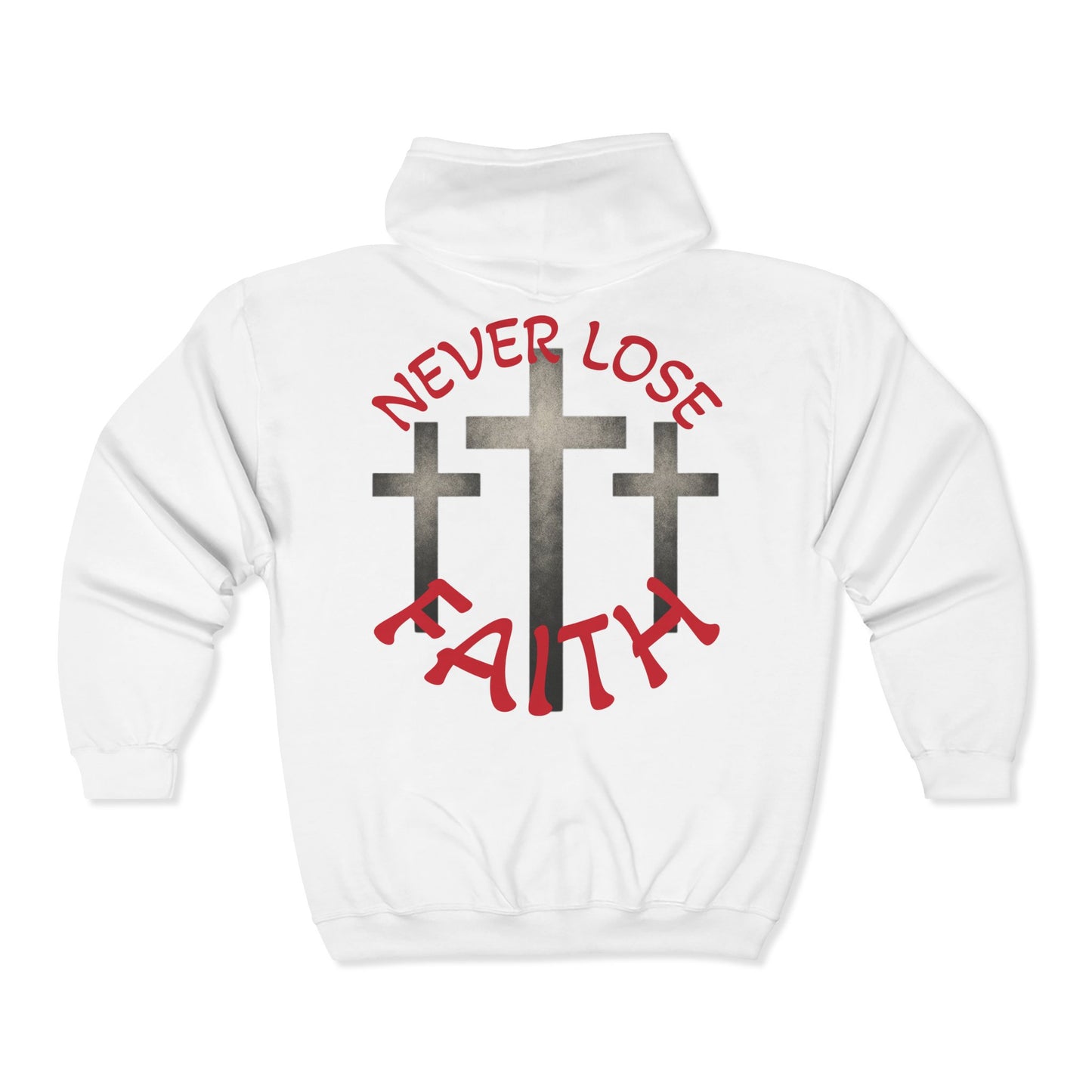 Jt Apparel Made To Stand Out/Never Lose Faith Design Zip Up