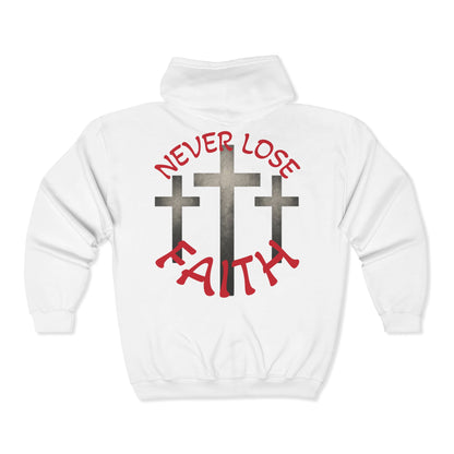 Jt Apparel Made To Stand Out/Never Lose Faith Design Zip Up