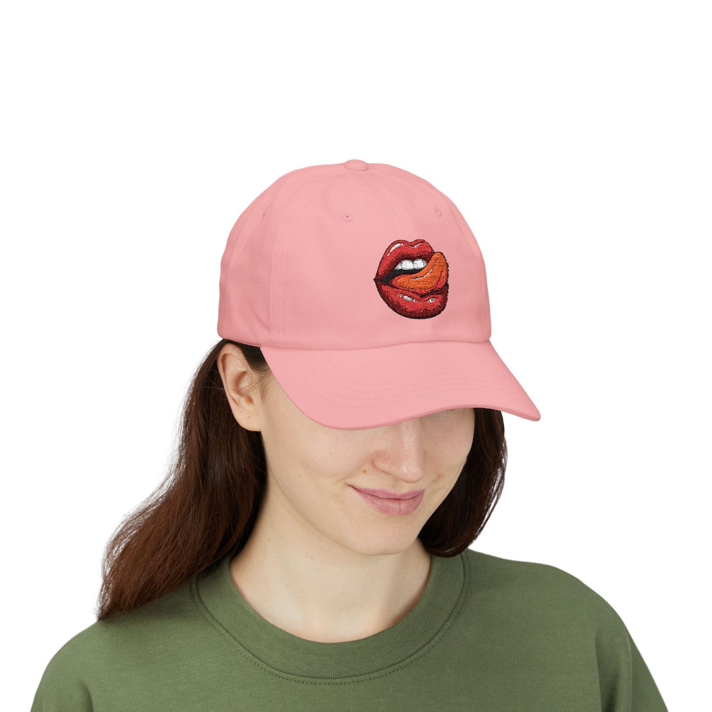 Women's Bold Lip Design Cap