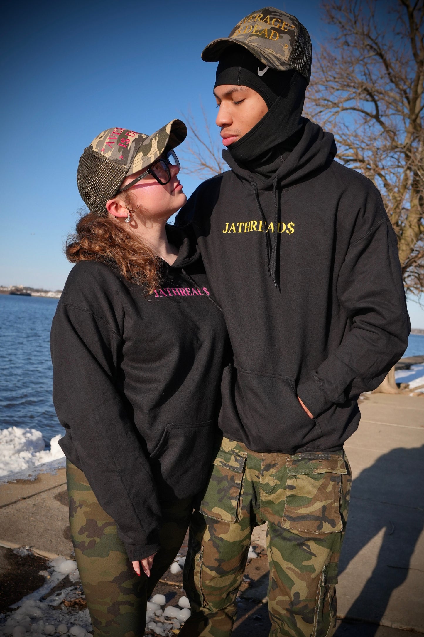 Jathread$ Average Is Dead Hoodie "Bumblebee"