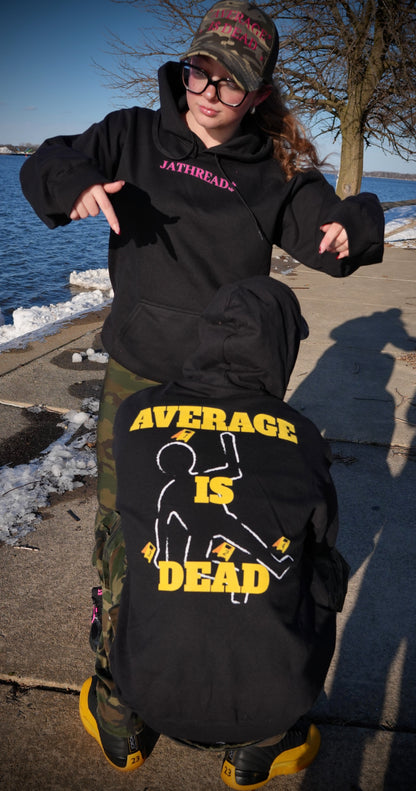 Jathread$ Average Is Dead Hoodie "Bumblebee"