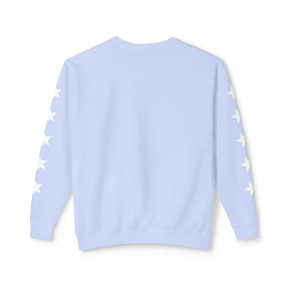 Jt Apparel Star Sleeve Design Crewneck (Peachy, Butter, Chalky Mint, Hydrangea, Neon Violet)