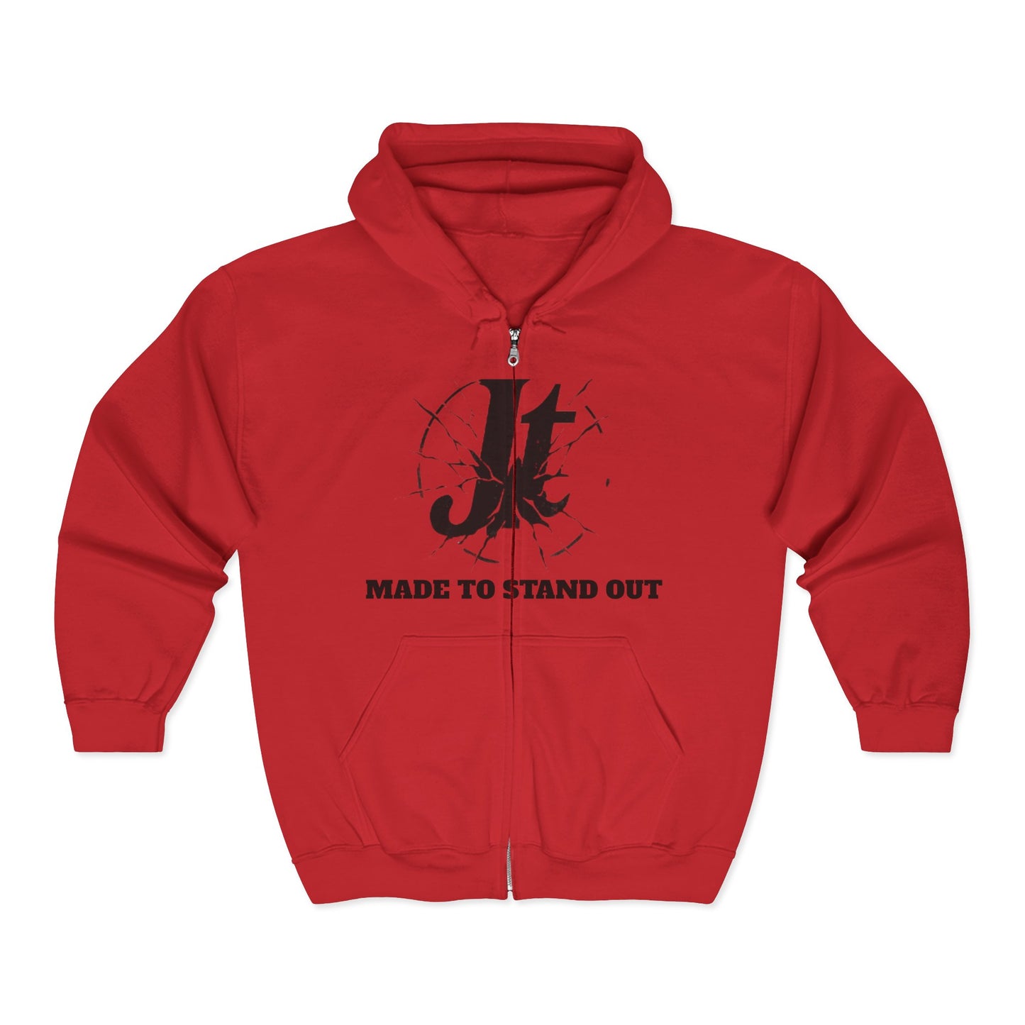 Jt Apparel "Made To Stand Out" Impact Design Zip Up
