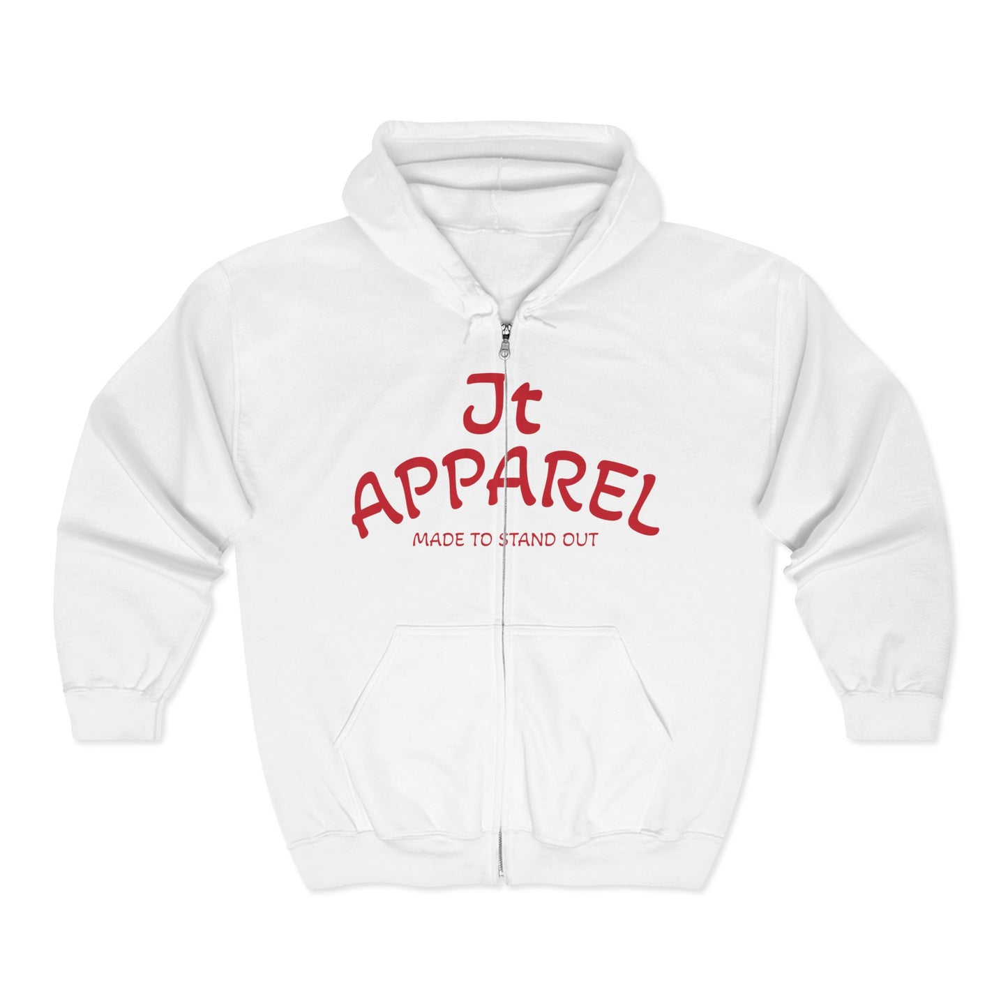 Jt Apparel Made To Stand Out/Never Lose Faith Design Zip Up