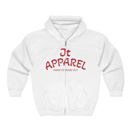 Jt Apparel Made To Stand Out/Never Lose Faith Design Zip Up