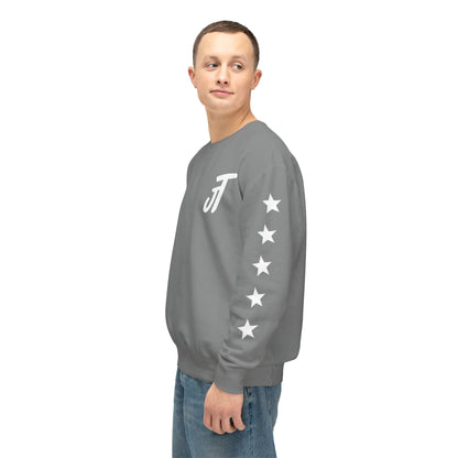 Jt Apparel Star Sleeve Design Crewneck (Black, Light Grey, Dark Grey, Brown)