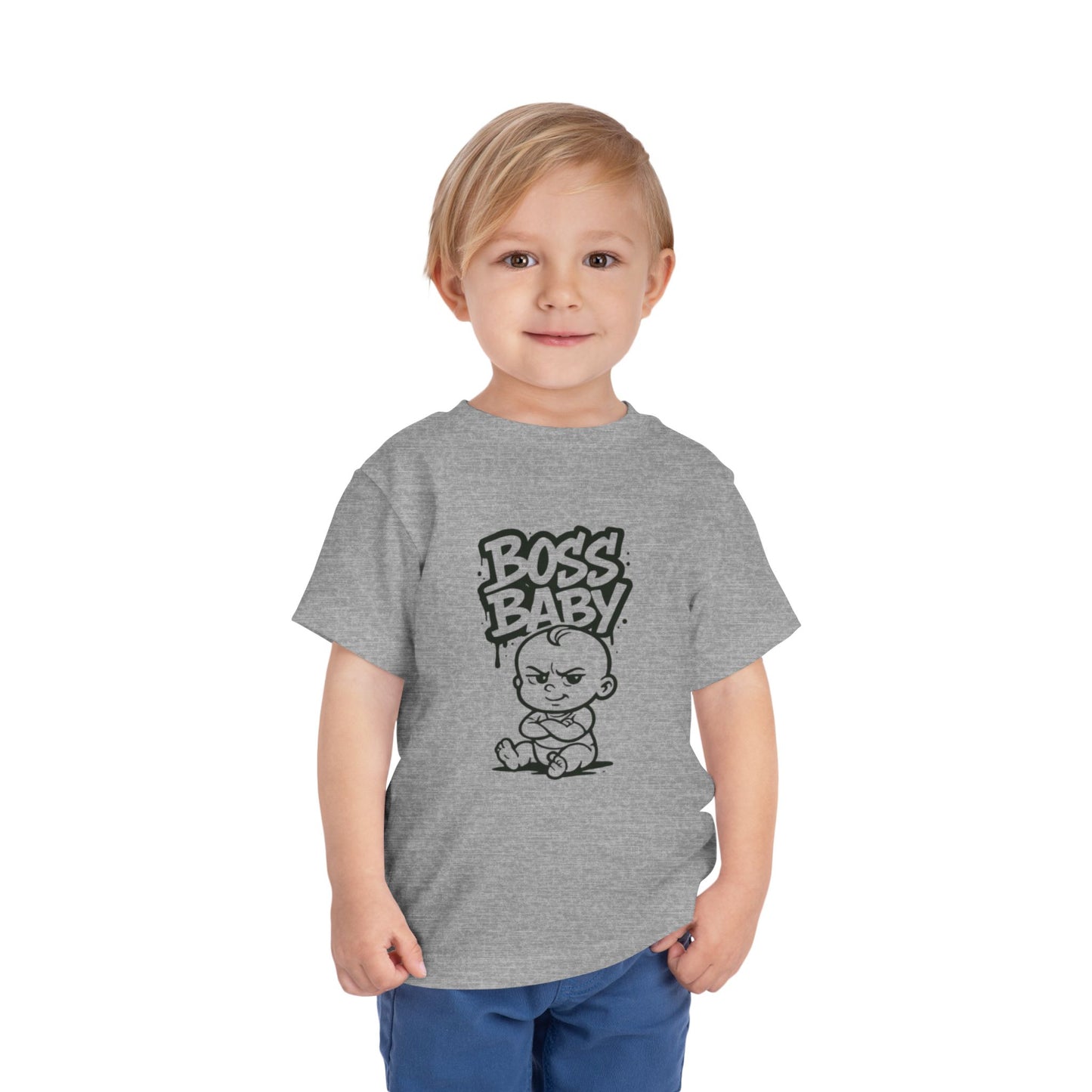 Boss Baby Toddler Tee - Fun Short Sleeve T-Shirt for Kids
