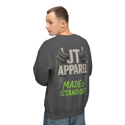 Jt Apparel Slogan Design Crewneck