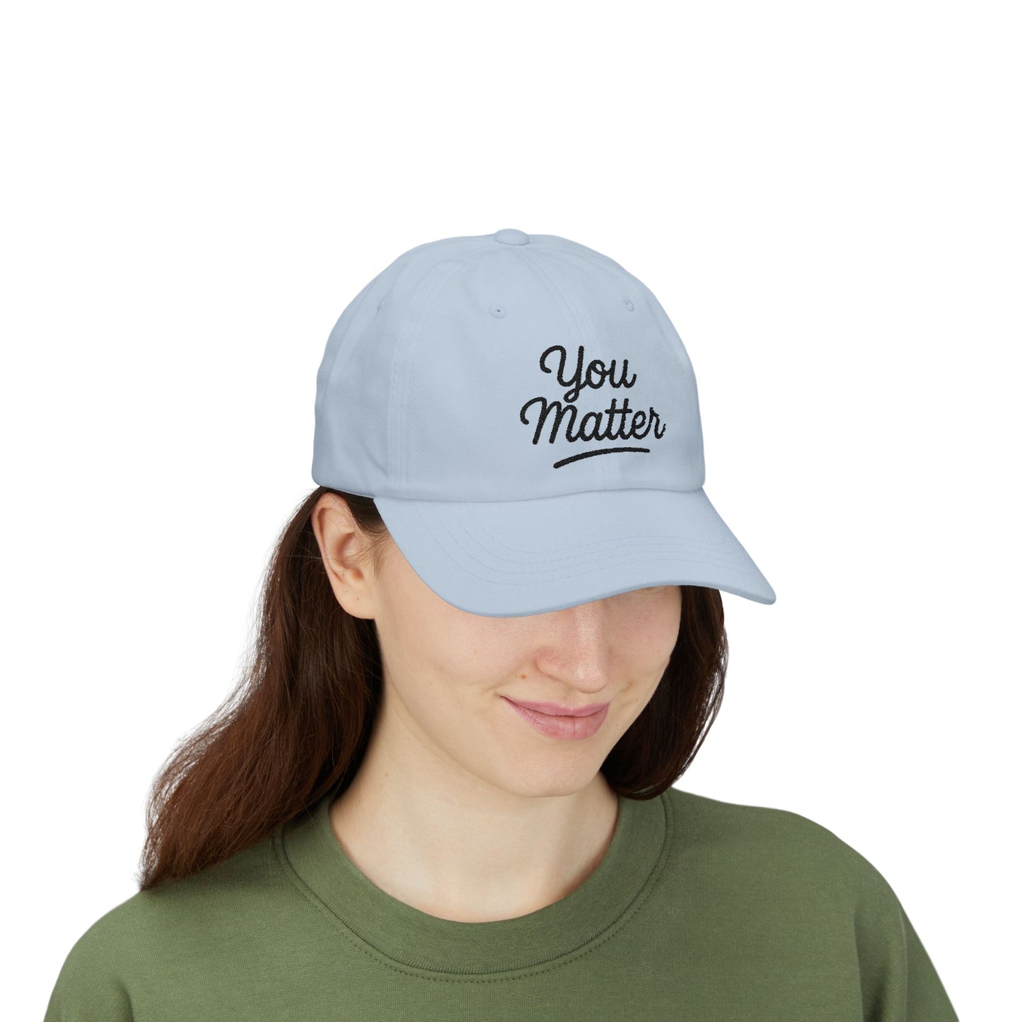 You Matter Classic Cap - Comfortable Cotton Hat for Positive Vibes