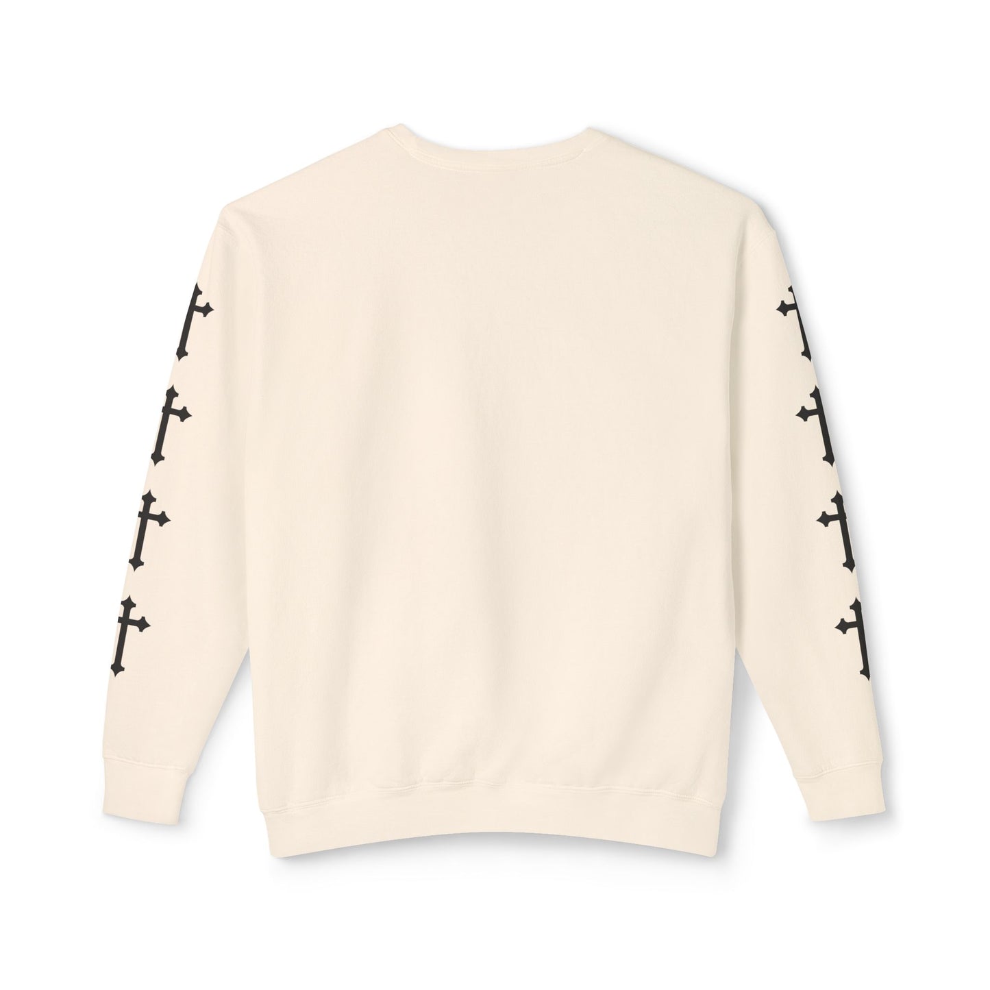 Jt Apparel Cross Sleeve Design Crewneck (White, Ivory, Blue Jean, Grey)