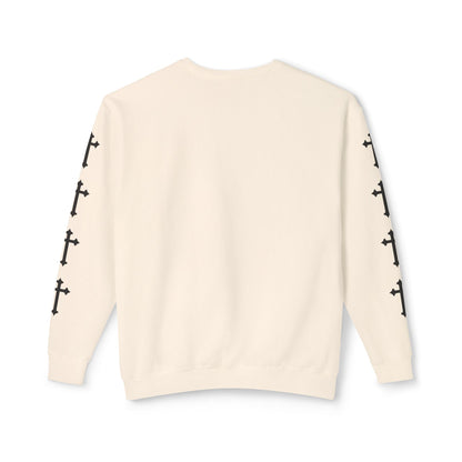 Jt Apparel Cross Sleeve Design Crewneck (Ivory, Peachy, Chalky Mint, Hydrangea, Neon Violet)