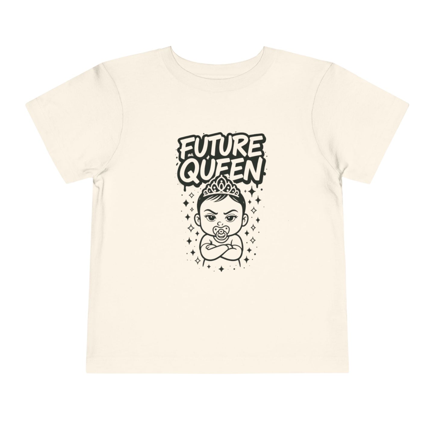 Future Queen Toddler Tee - Cute Short Sleeve Shirt for Little Princesses