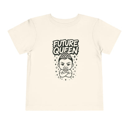 Future Queen Toddler Tee - Cute Short Sleeve Shirt for Little Princesses