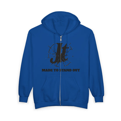 Jt Apparel "Made To Stand Out" Impact Design Zip Up