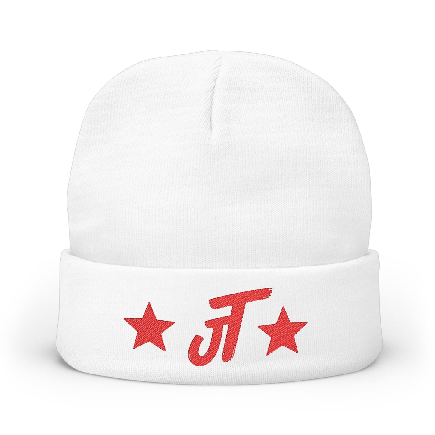 Jt Apparel Red Star Design Beanie