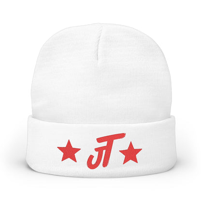 Jt Apparel Red Star Design Beanie