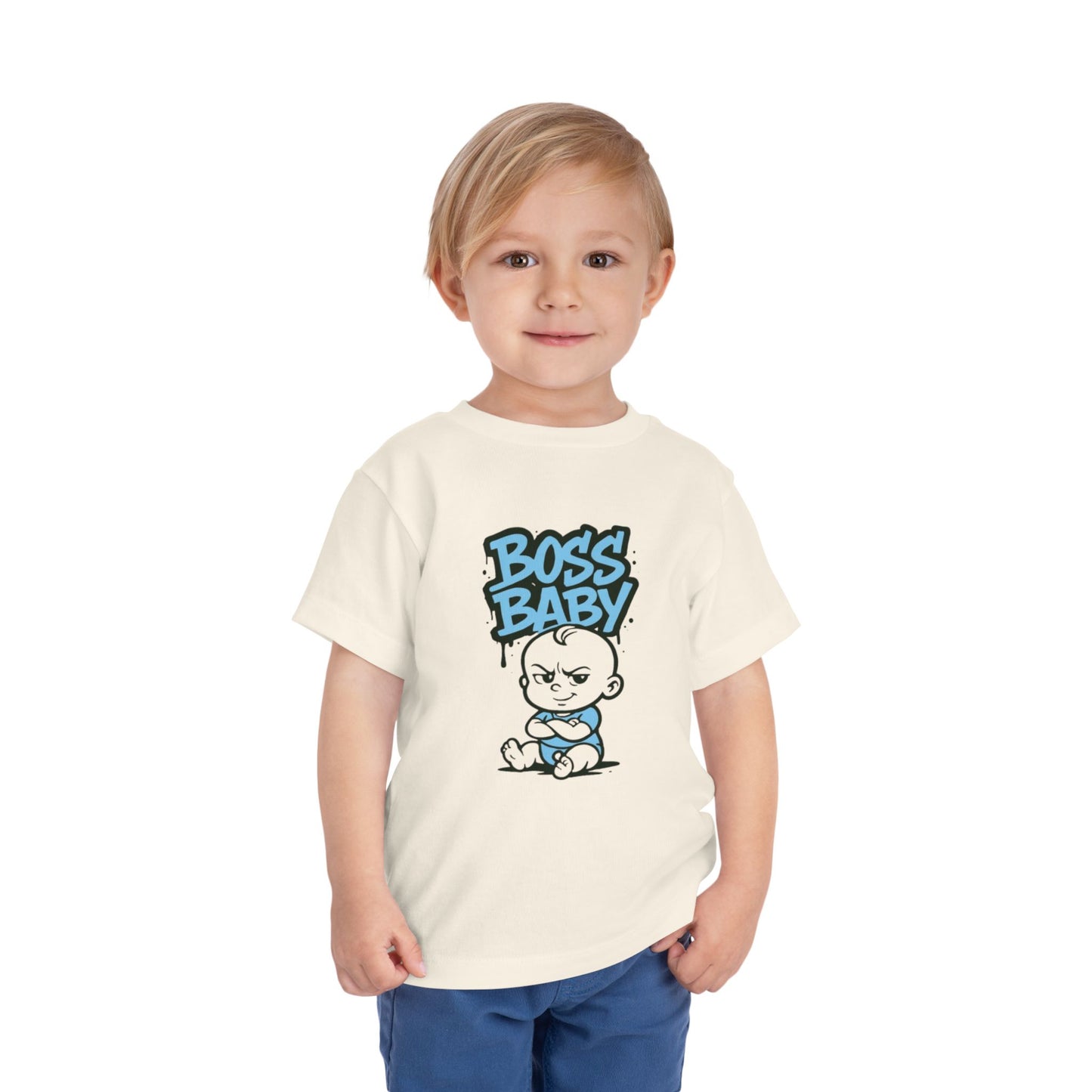 Blue Boss Baby Toddler Tee