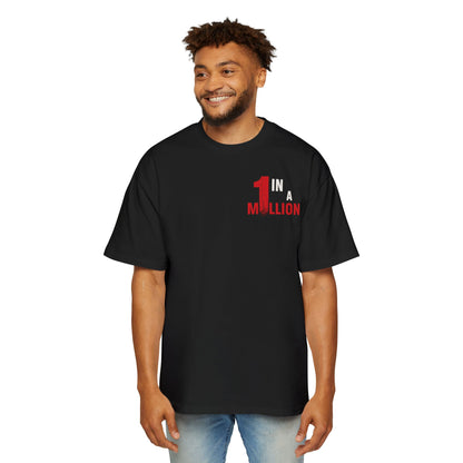 1 In A Million/Real Ones Don't Crumble Men's Heavy Oversized Tee