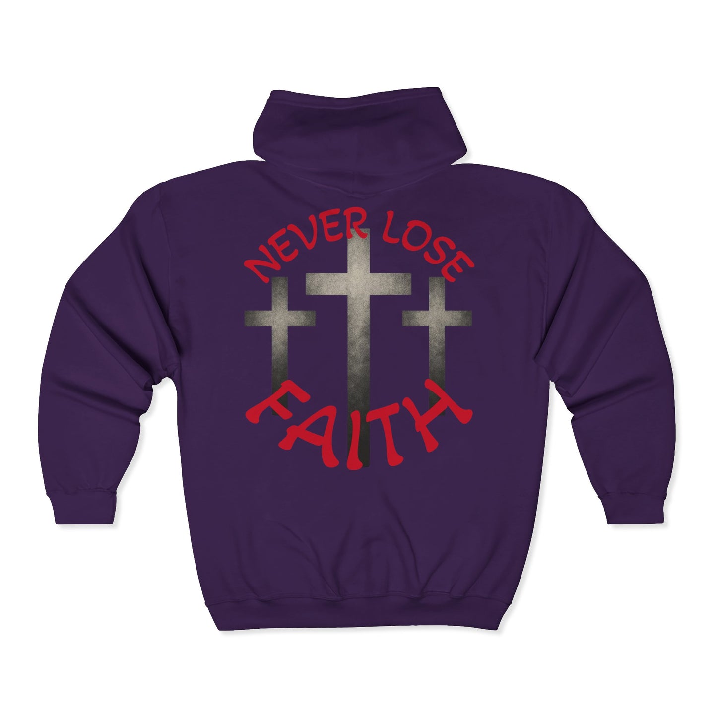 Jt Apparel Made To Stand Out/Never Lose Faith Design Zip Up