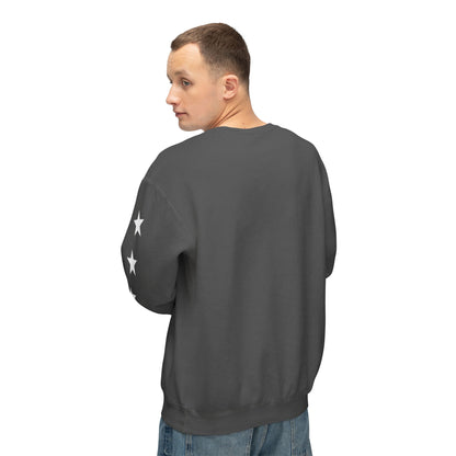 Jt Apparel Star Sleeve Design Crewneck (Black, Light Grey, Dark Grey, Brown)