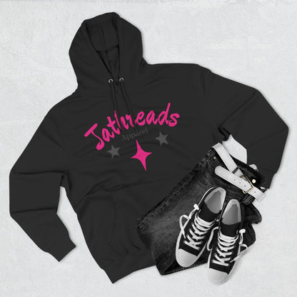 Jt Apparel Black and Electric Pink Made to Stand Out Hoodie