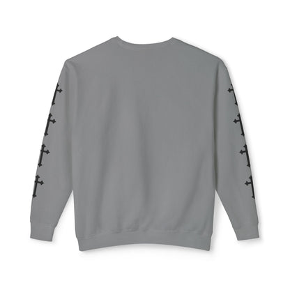Jt Apparel Cross Sleeve Design Crewneck (White, Ivory, Blue Jean, Grey)