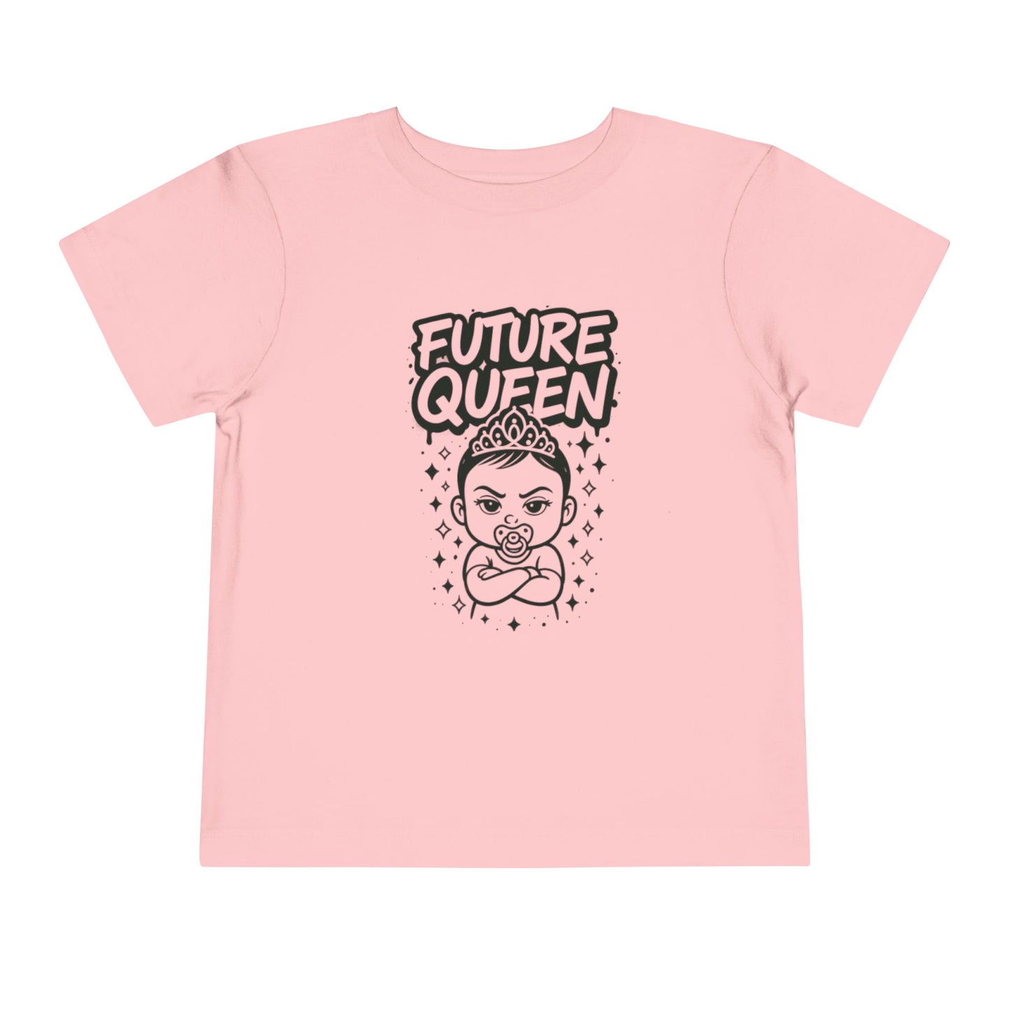 Future Queen Toddler Tee - Cute Short Sleeve Shirt for Little Princesses
