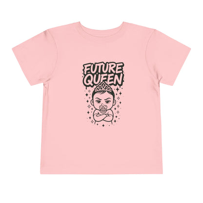 Future Queen Toddler Tee - Cute Short Sleeve Shirt for Little Princesses
