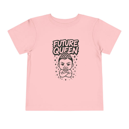Future Queen Toddler Tee - Cute Short Sleeve Shirt for Little Princesses