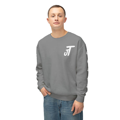 Jt Apparel Star Sleeve Design Crewneck (Black, Light Grey, Dark Grey, Brown)