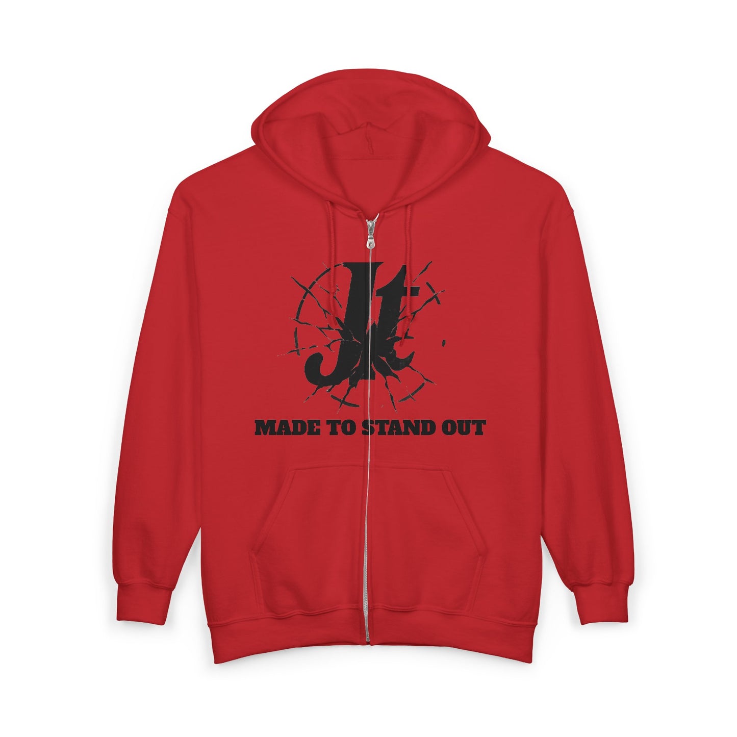 Jt Apparel "Made To Stand Out" Impact Design Zip Up