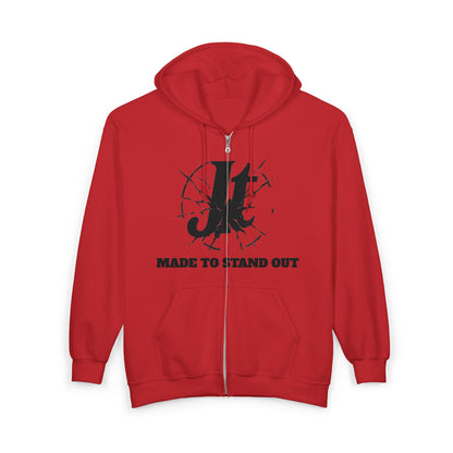 Jt Apparel "Made To Stand Out" Impact Design Zip Up