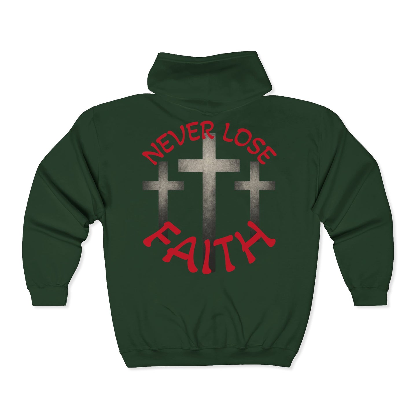 Jt Apparel Made To Stand Out/Never Lose Faith Design Zip Up