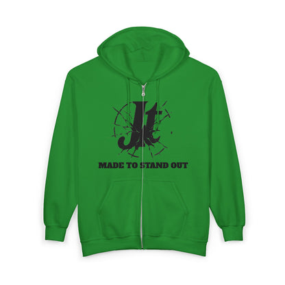 Jt Apparel "Made To Stand Out" Impact Design Zip Up