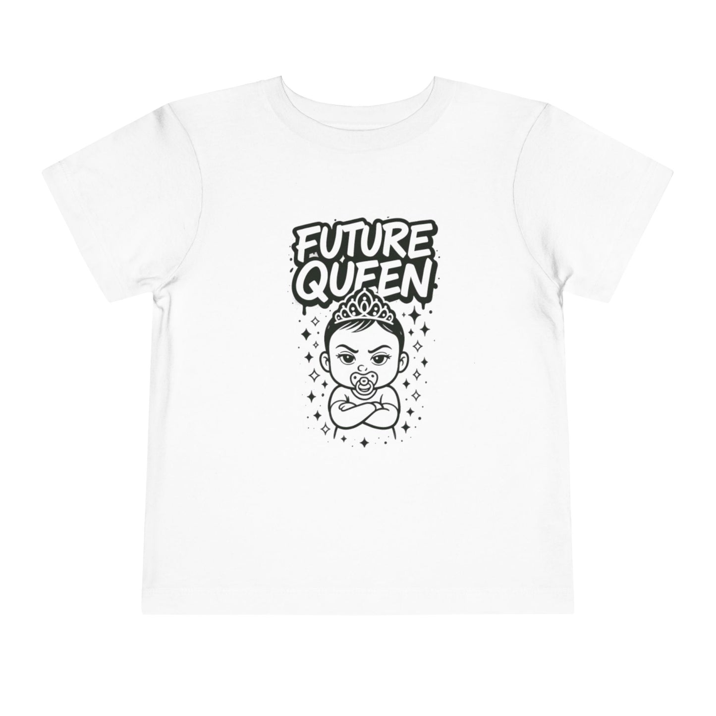 Future Queen Toddler Tee - Cute Short Sleeve Shirt for Little Princesses