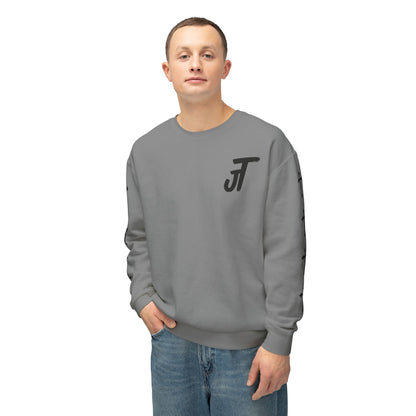 Jt Apparel Cross Sleeve Design Crewneck (White, Ivory, Blue Jean, Grey)