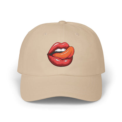 Women's Bold Lip Design Cap