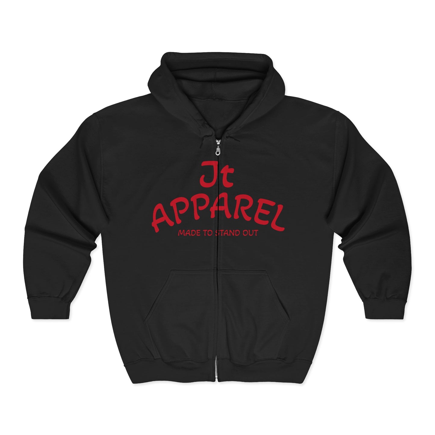 Jt Apparel Made To Stand Out/Never Lose Faith Design Zip Up
