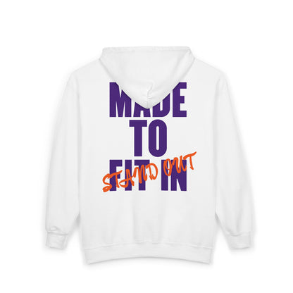 Jt Apparel Made To Stand Out Dual Color (Purple/Orange)Zip Up