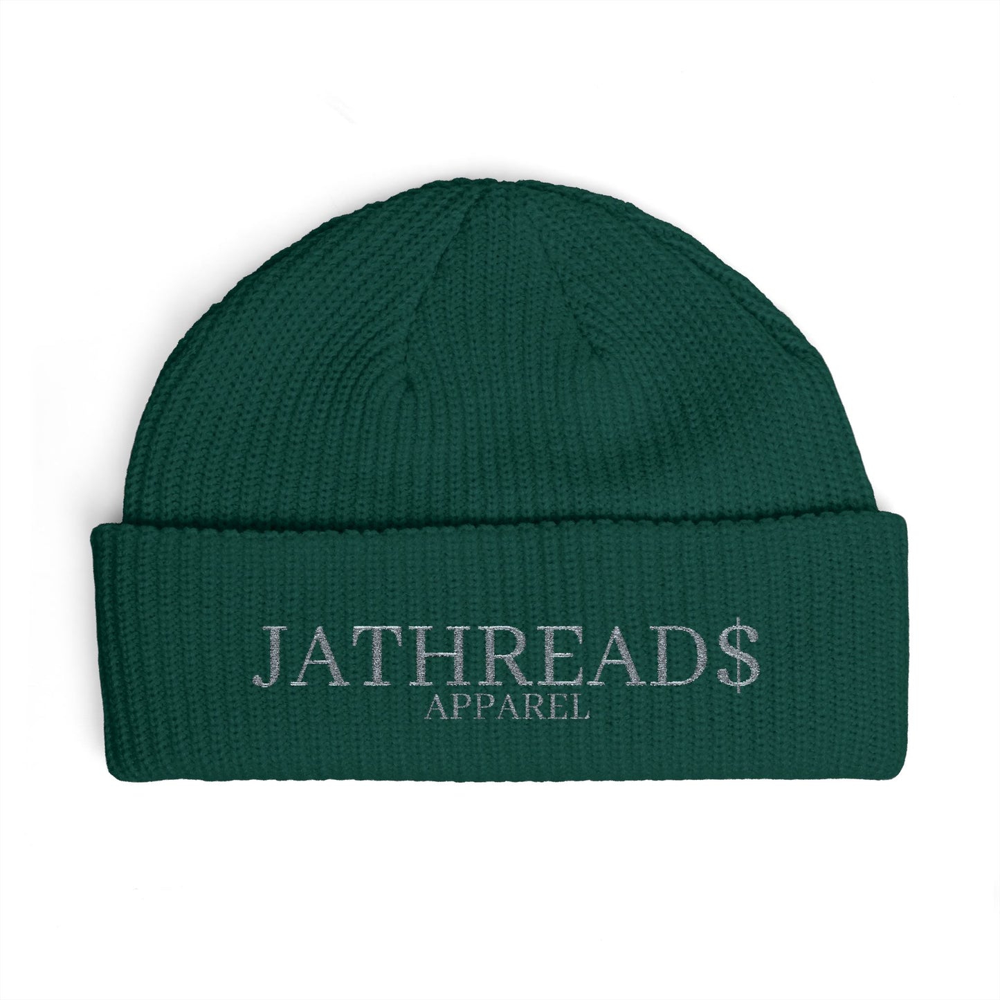Jathread$ Apparel "Silver" Cuff Beanie