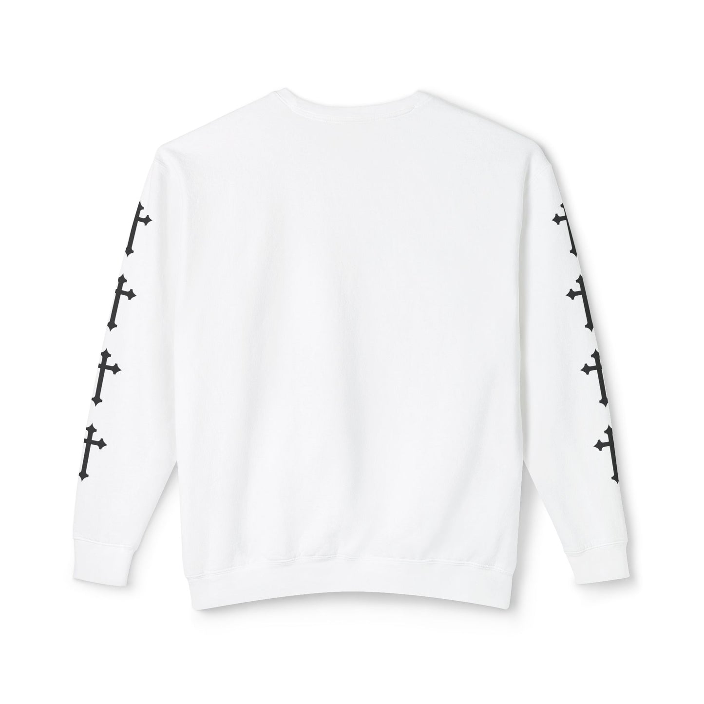 Jt Apparel Cross Sleeve Design Crewneck (White, Ivory, Blue Jean, Grey)