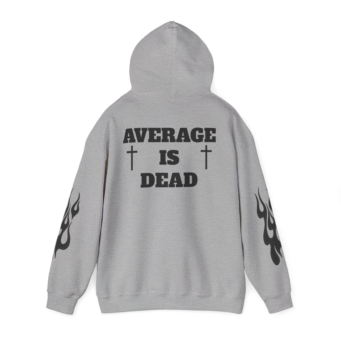 Jathread$ Black Flame Sleeve Pull Over Hoodie