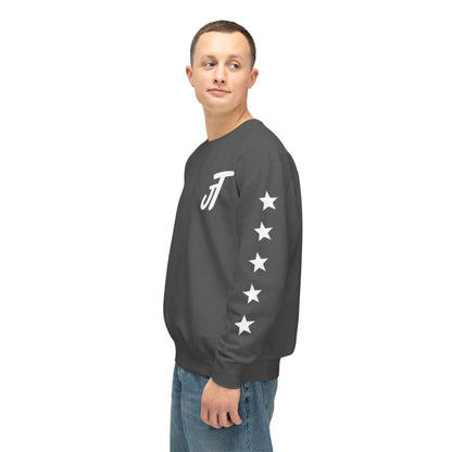 Jt Apparel Star Sleeve Design Crewneck (Black, Light Grey, Dark Grey, Brown)