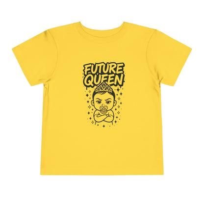 Future Queen Toddler Tee - Cute Short Sleeve Shirt for Little Princesses