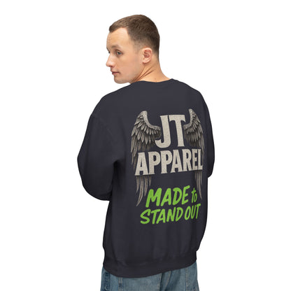 Jt Apparel Slogan Design Crewneck