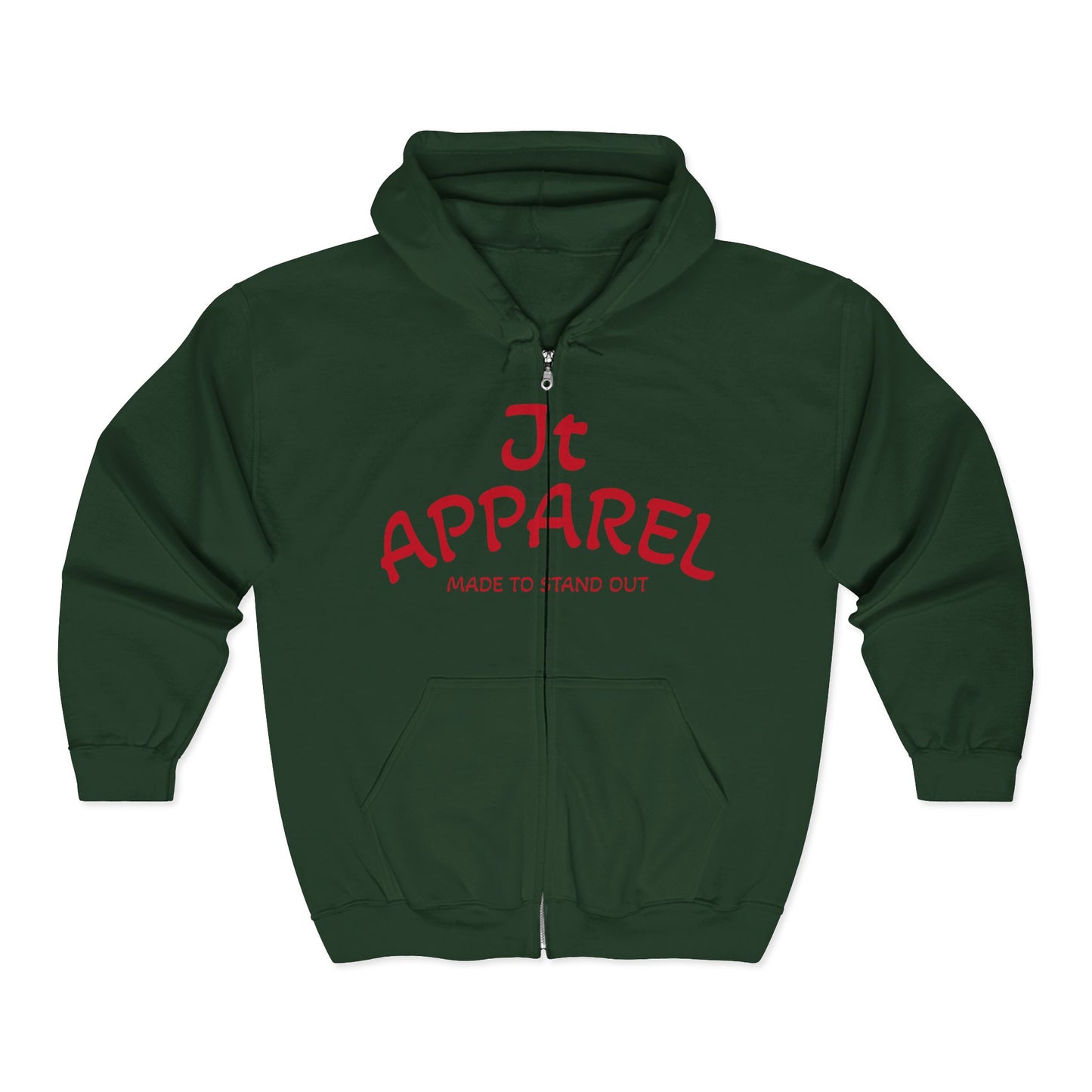 Jt Apparel Made To Stand Out/Never Lose Faith Design Zip Up