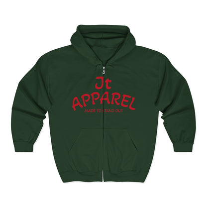 Jt Apparel Made To Stand Out/Never Lose Faith Design Zip Up