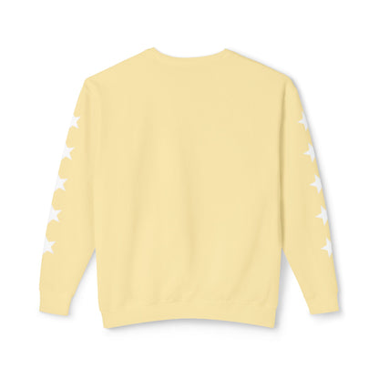 Jt Apparel Star Sleeve Design Crewneck (Peachy, Butter, Chalky Mint, Hydrangea, Neon Violet)