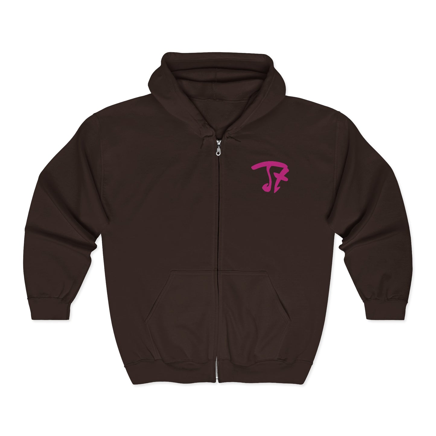 Jt Apparel Made To Stand Out Dual Color (Pink/Brown) Zip Up